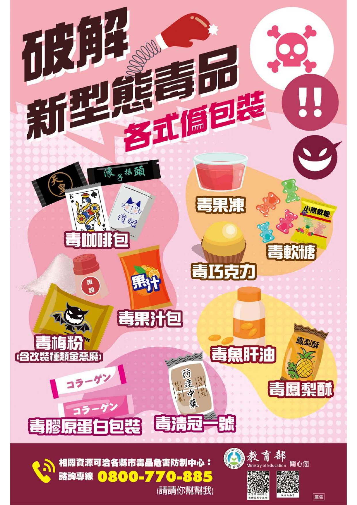 破解新興毒品偽包裝 破解新興毒品偽包裝