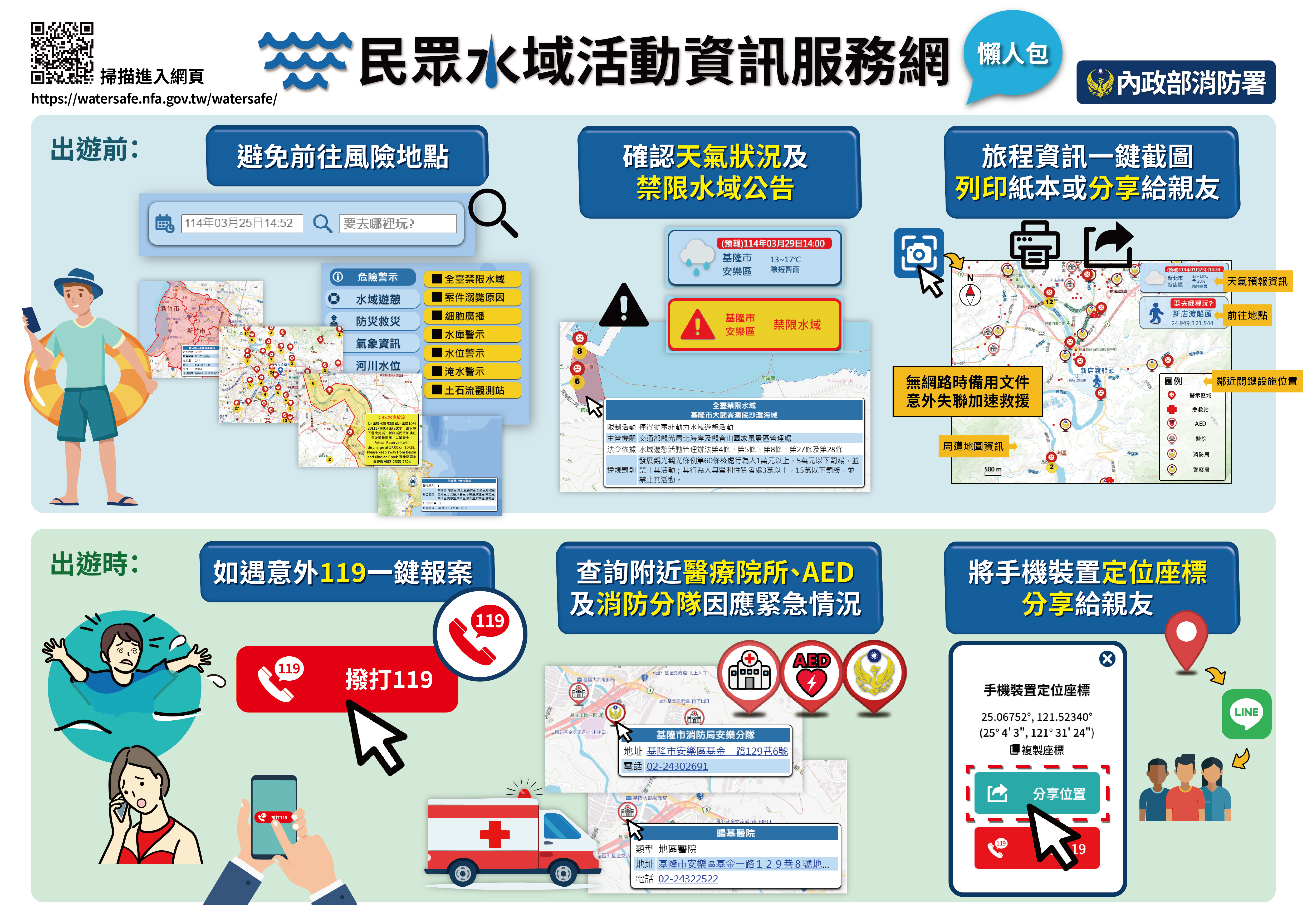水域及假期出遊安全宣導